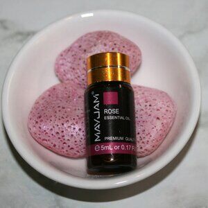 HAND CRAFTED Rose Starter Set Aroma Stone Aromatherapy Essential Oil Diffuser